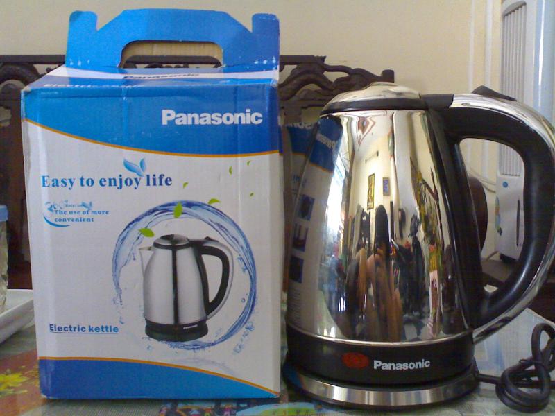 Ấm siêu tốc Panasonic inox 1.8lít, Bình Siêu Tốc Pannasonic 1.8l Ấm siêu tốc Panasonic inox 1.8lít, Bình Siêu Tốc Pannasonic 1.8l