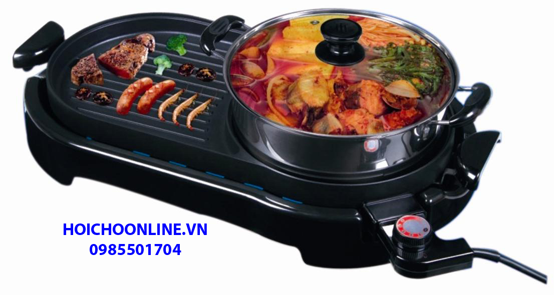 Chảo lẩu nướng nhập khẩu nguyên chiếc từ Thailan bởi hãng Imarflex Chảo lẩu nướng nhập khẩu nguyên chiếc từ Thailan bởi hãng Imarflex